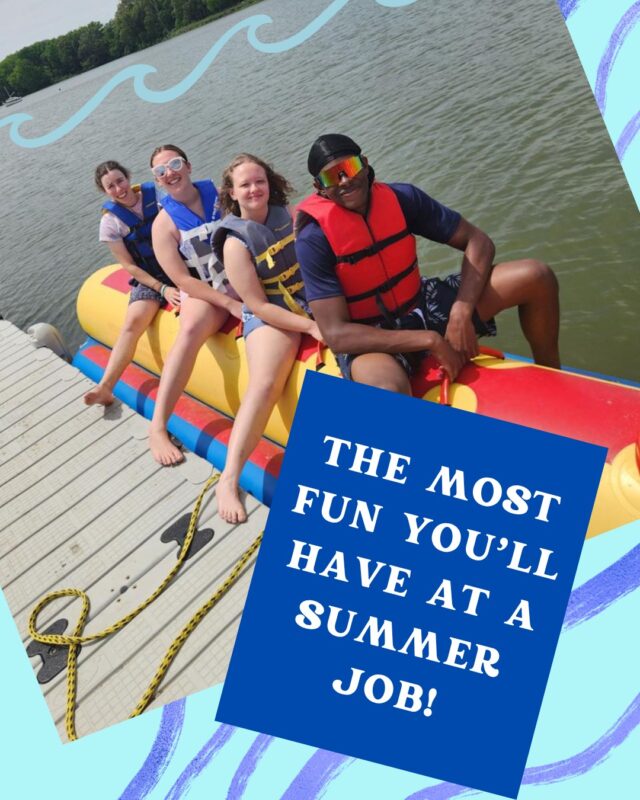 Join your friends at the most fun summer job around!
Find out more at https://westrivercenter.org/employment/