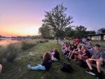 Nothing like the sunset and sunrise colors at camp!